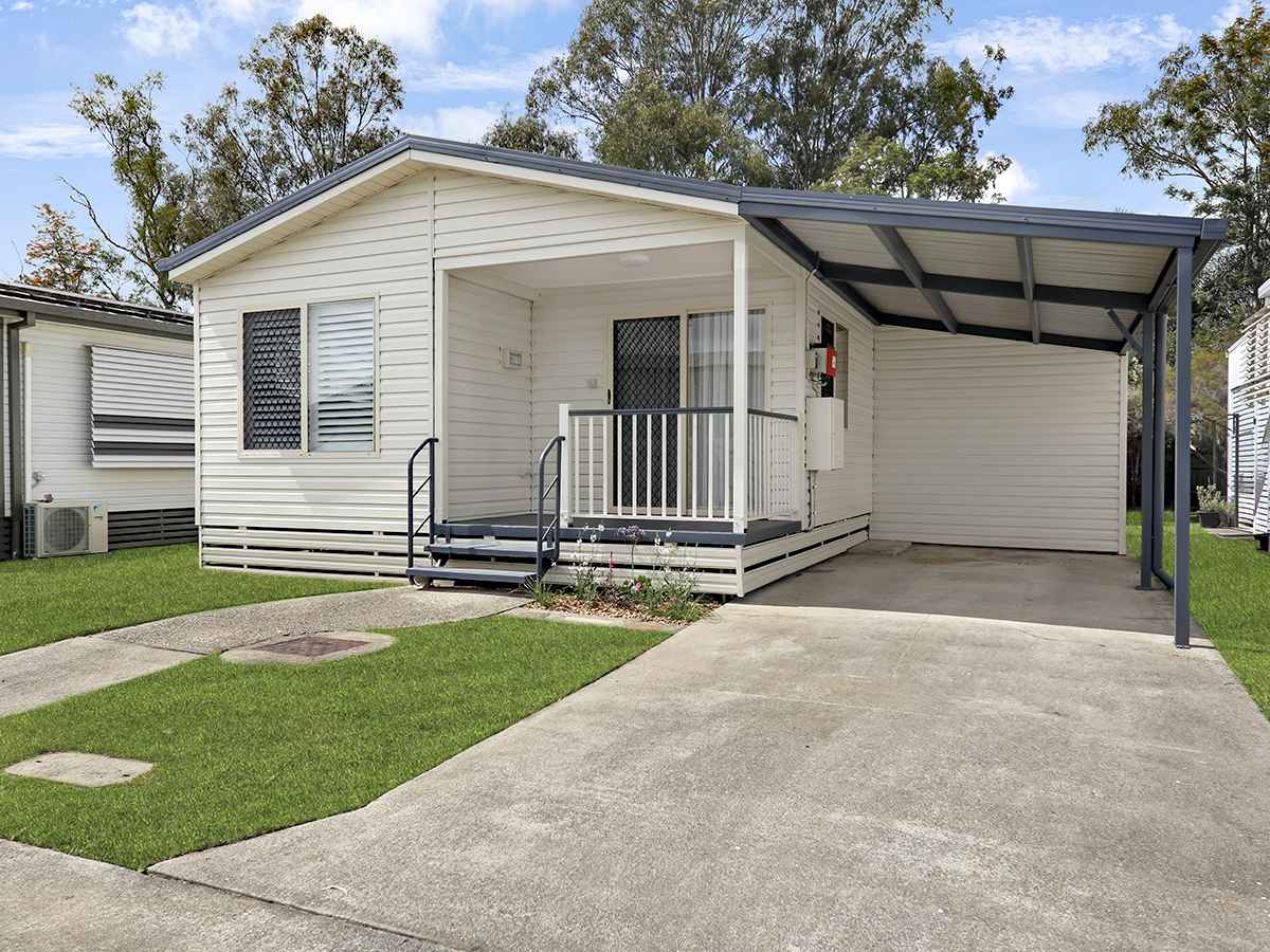 Pacific Palms Village - NEWLY Renovated Villa - Back Deck - SOLD