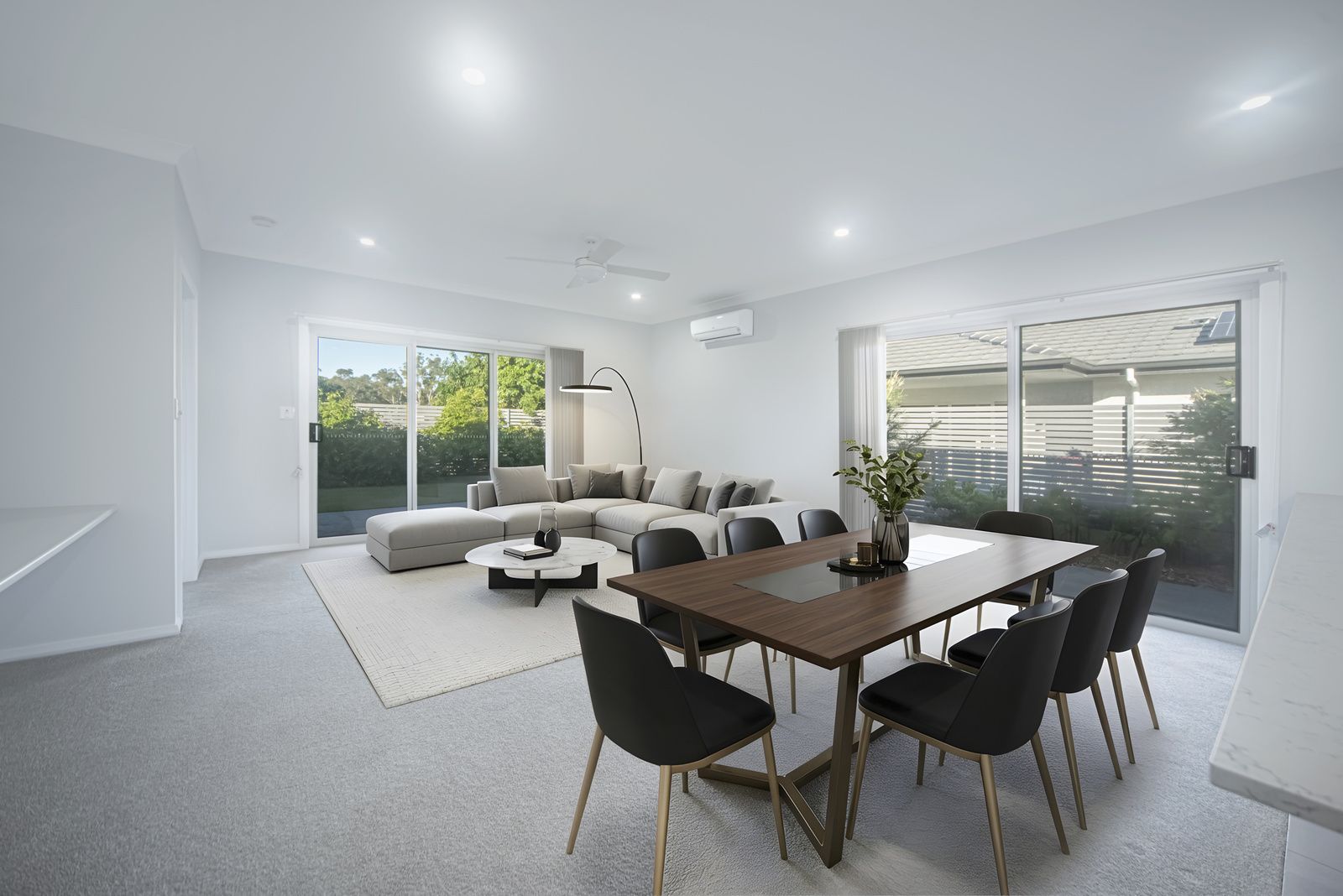 Brand new spacious two-bedroom villa, close to the community village
