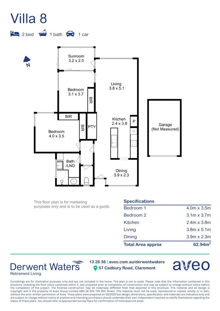 Magnificent views of Derwent River
