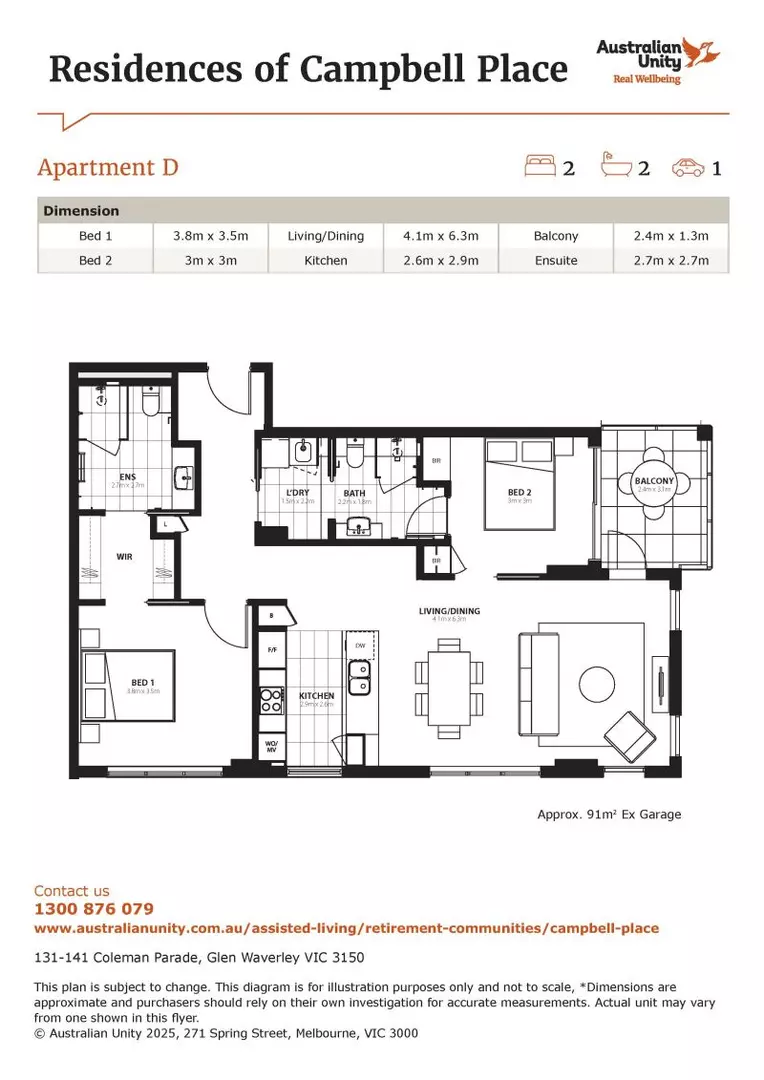 UNDER OFFER - Elegant Retirement Living in the heart of Glen Waverley