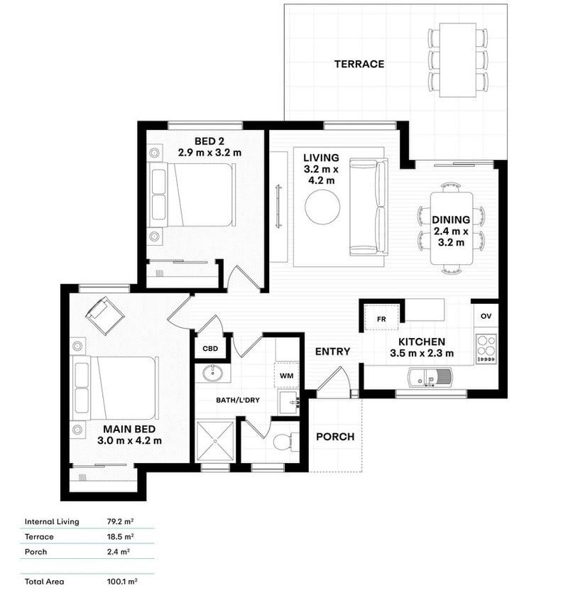 Low-Maintenance Villa with Garden Outlook Near Clubhouse
