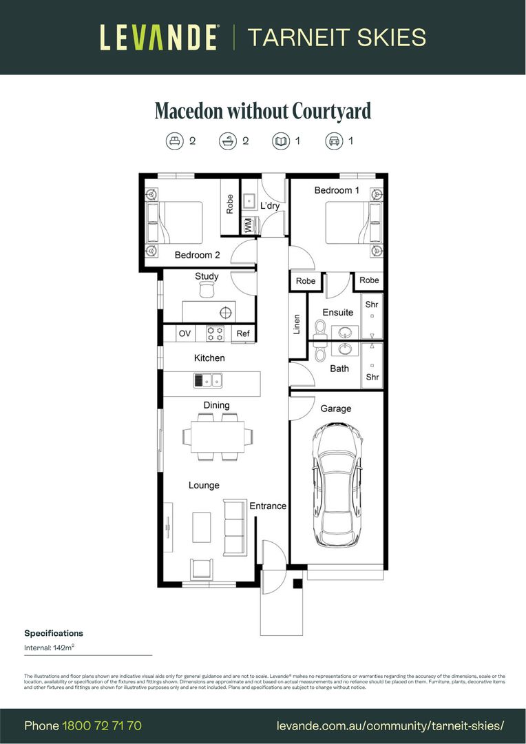 Two Bedroom + Study | Villa 32