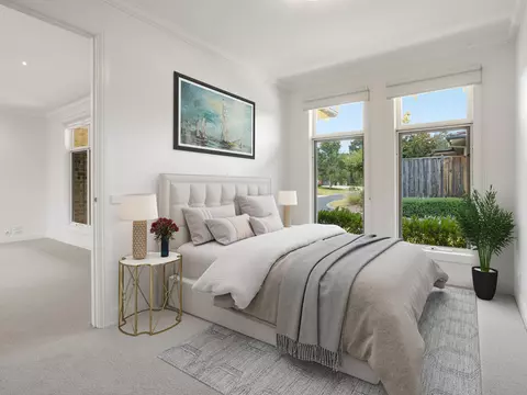 North-facing with High ceilings and Private Courtyard