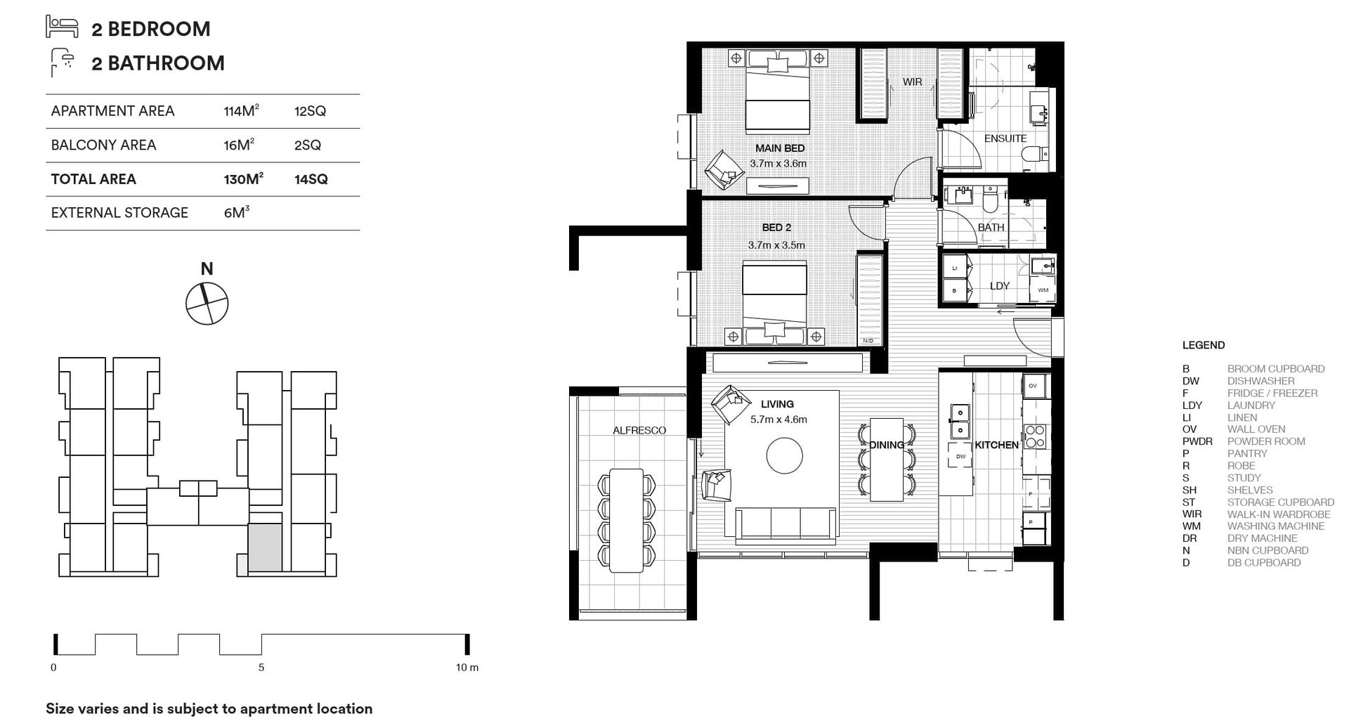 Oversized Corner Apartment with Balcony and City Views