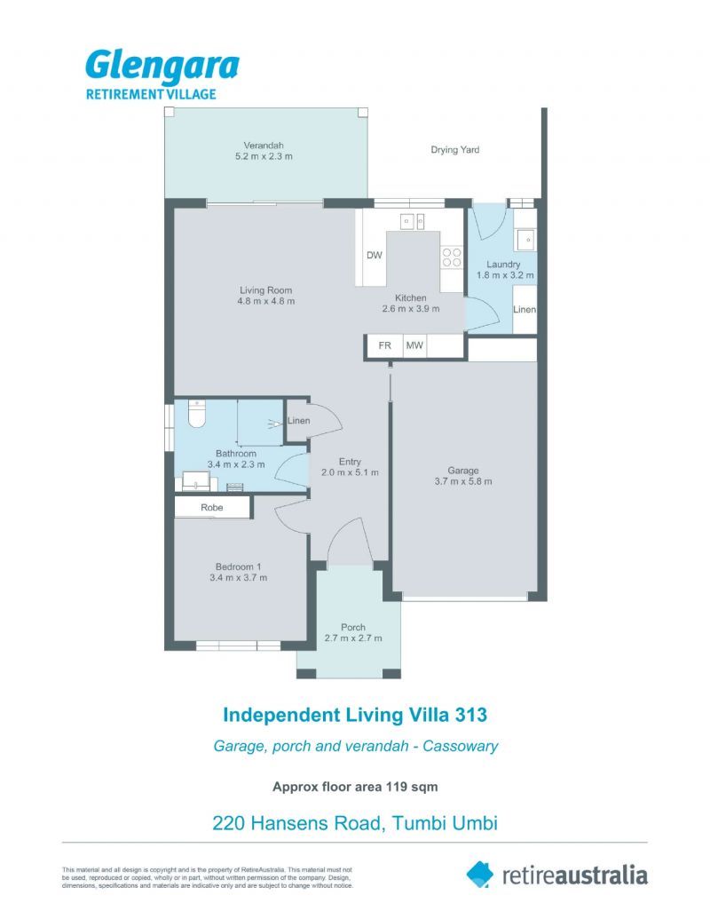 Discover your ideal retirement living at Glengara Retirement Village