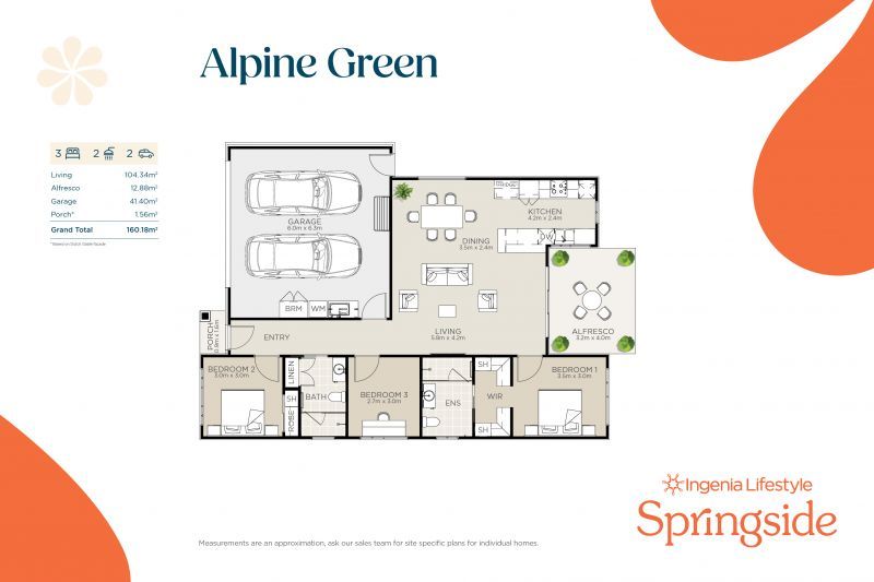 Write the next chapter of your story at Ingenia Lifestyle Springside & choose from our range of stunning home designs including the Alpine Green.