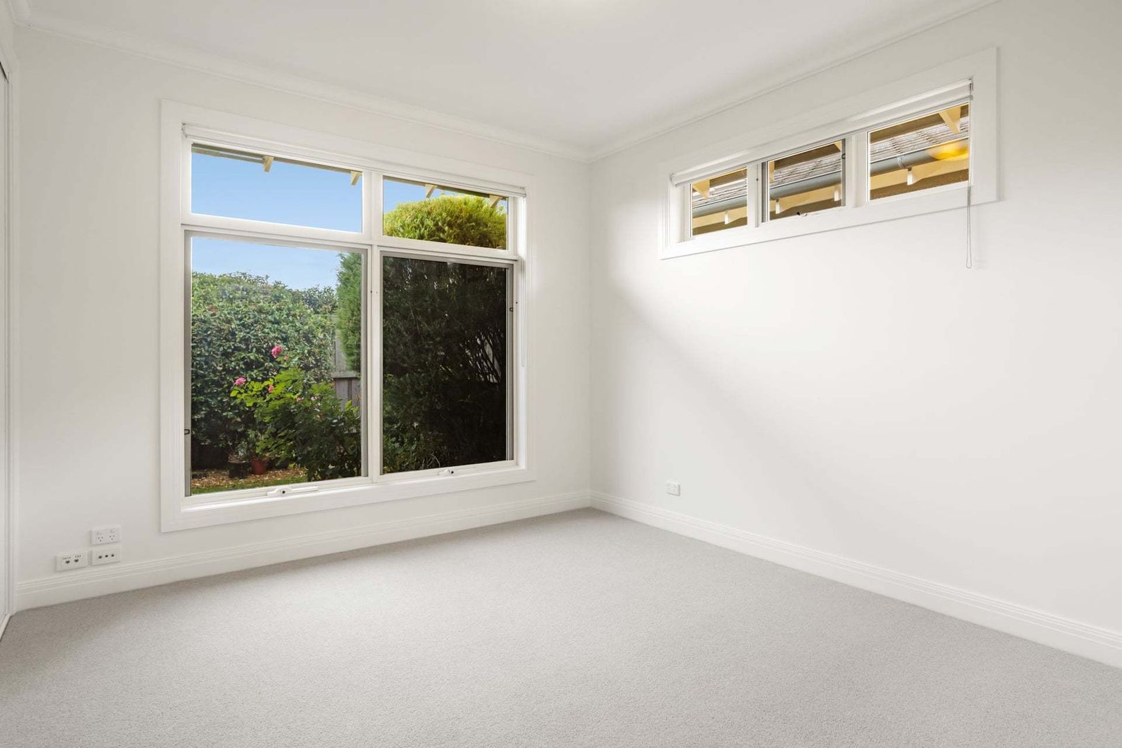 North-facing with High ceilings and Private Courtyard