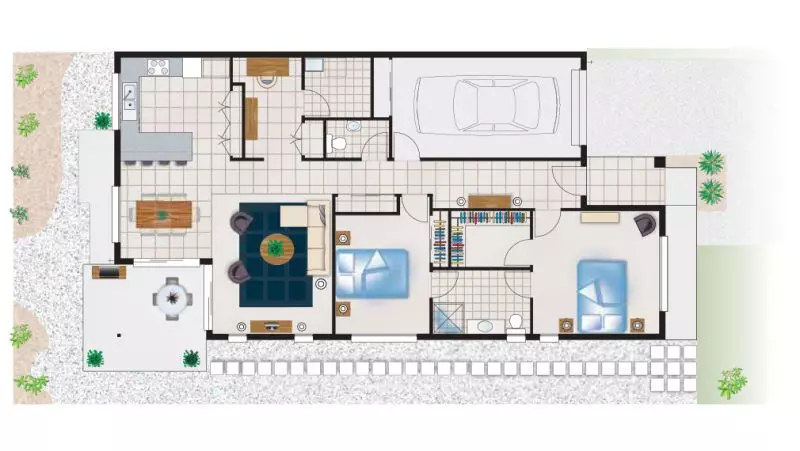 Open, spacious and easy living