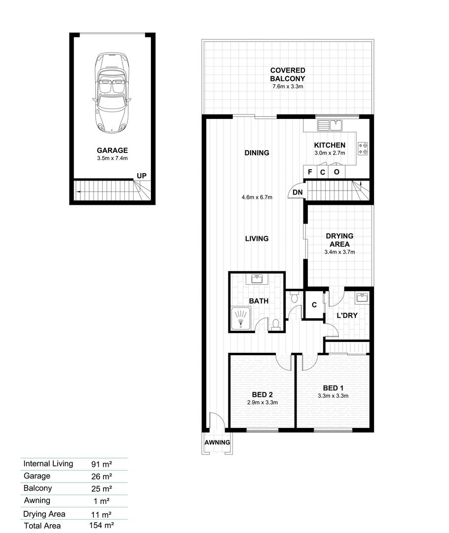 Bright, Breezy Villa with Sunlit Balcony and Central Atrium