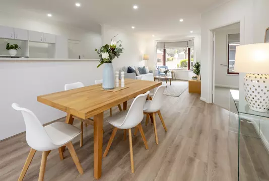 Eldercare Exhibition Court: stunning two-bedroom villa with private backyard