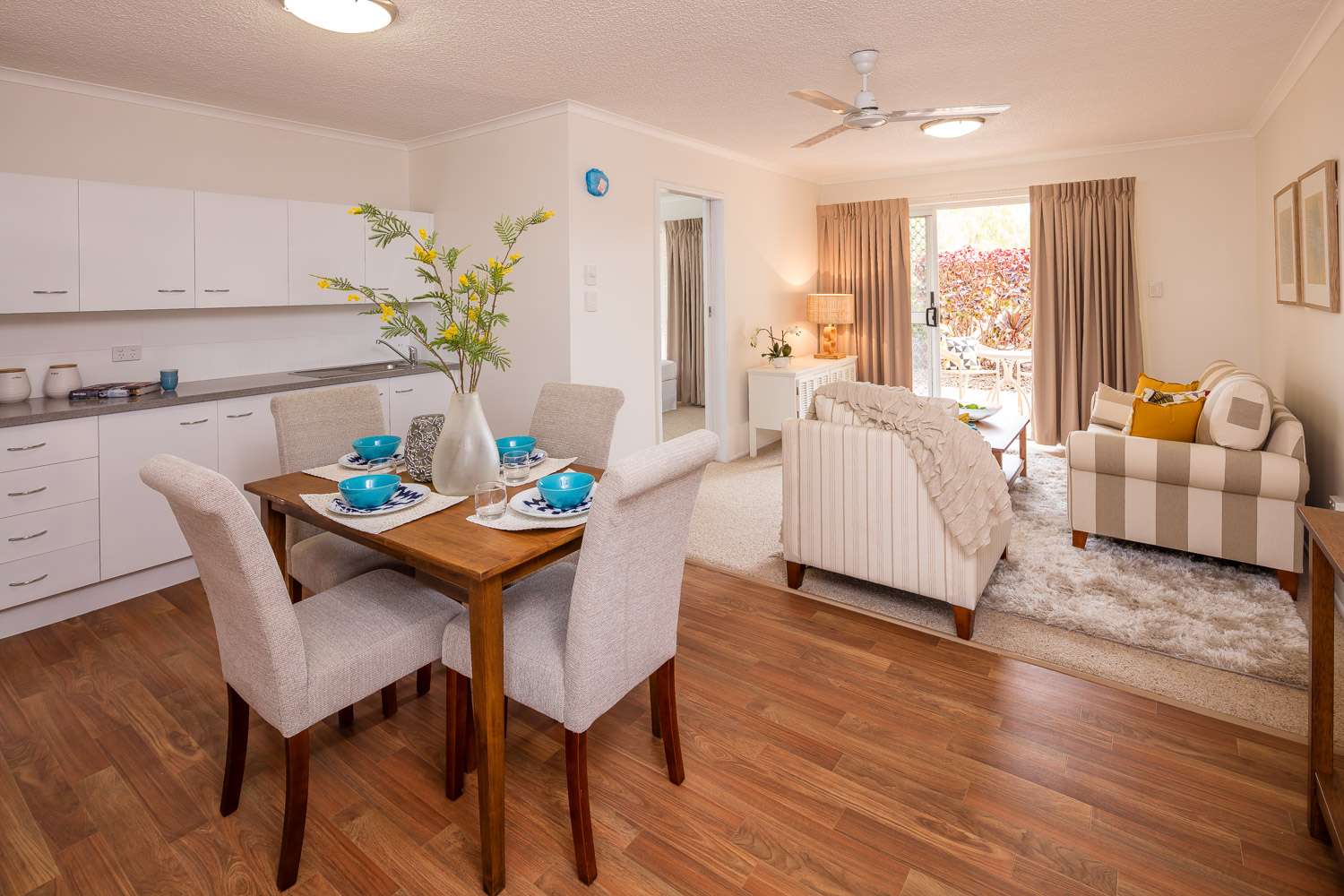 Stylish and spacious 1 bedroom serviced apartments - perfect for easy retirement living