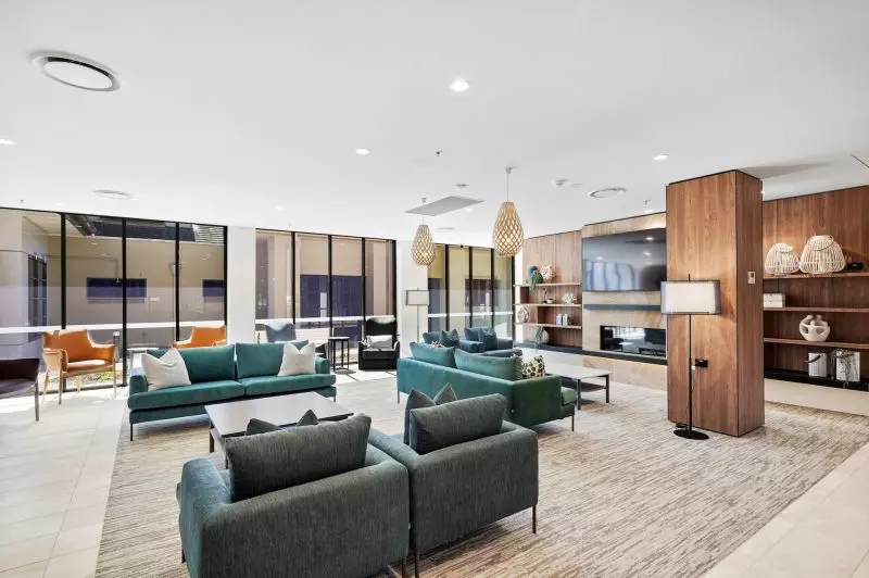 Easy lift access and convenient proximity to the dining room. Light and airy for all year round enjoyment.