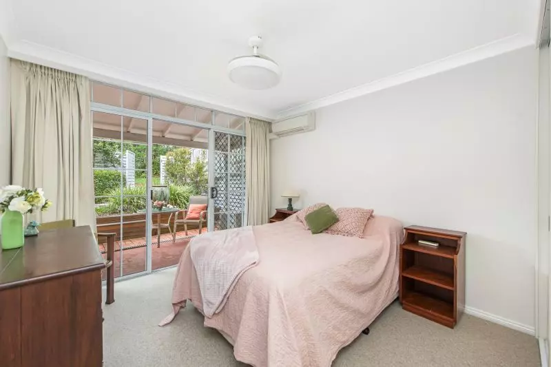Centrally located, ground floor unit surrounded by lush gardens with large courtyard, close to clubhouse.