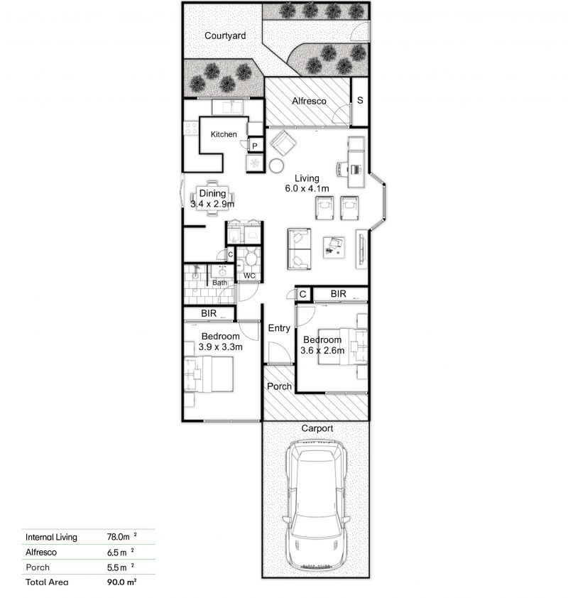 Private Setting, Newly Renovated