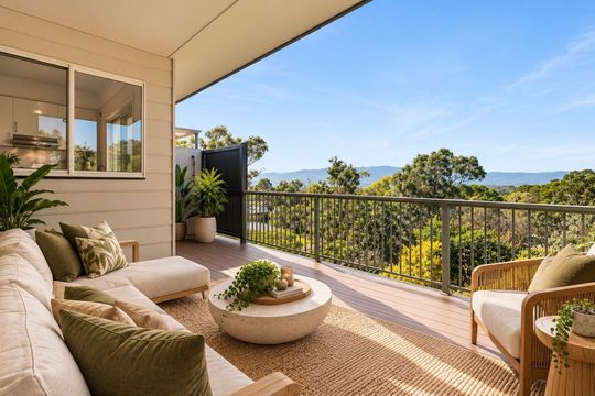 Delightful villa with mountain views