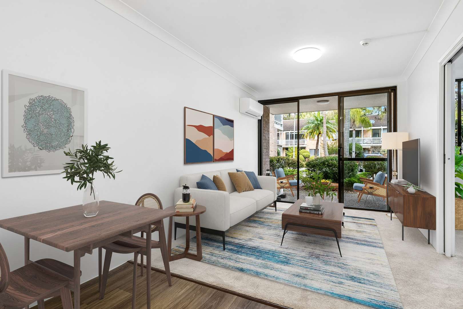 Bright and spacious one-bedroom apartment