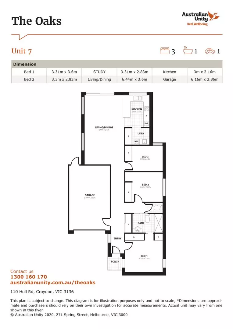 Contemporary Private Living overlooking Kurrajong Reserve