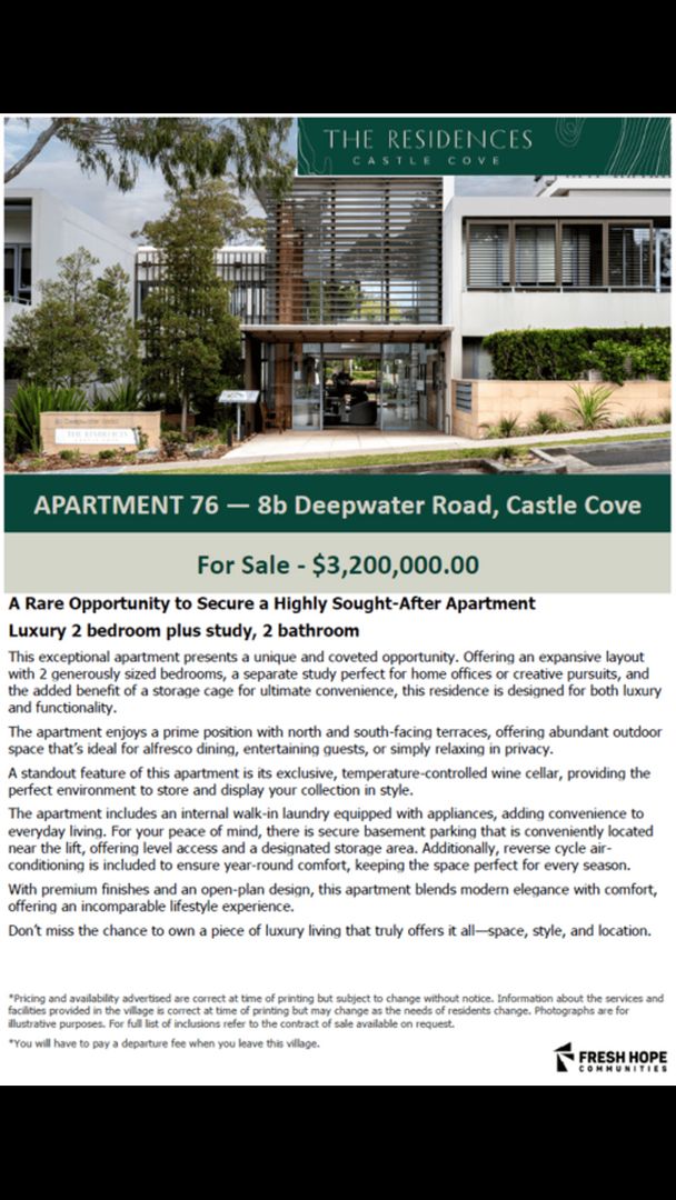 Apartment 76 - For Sale