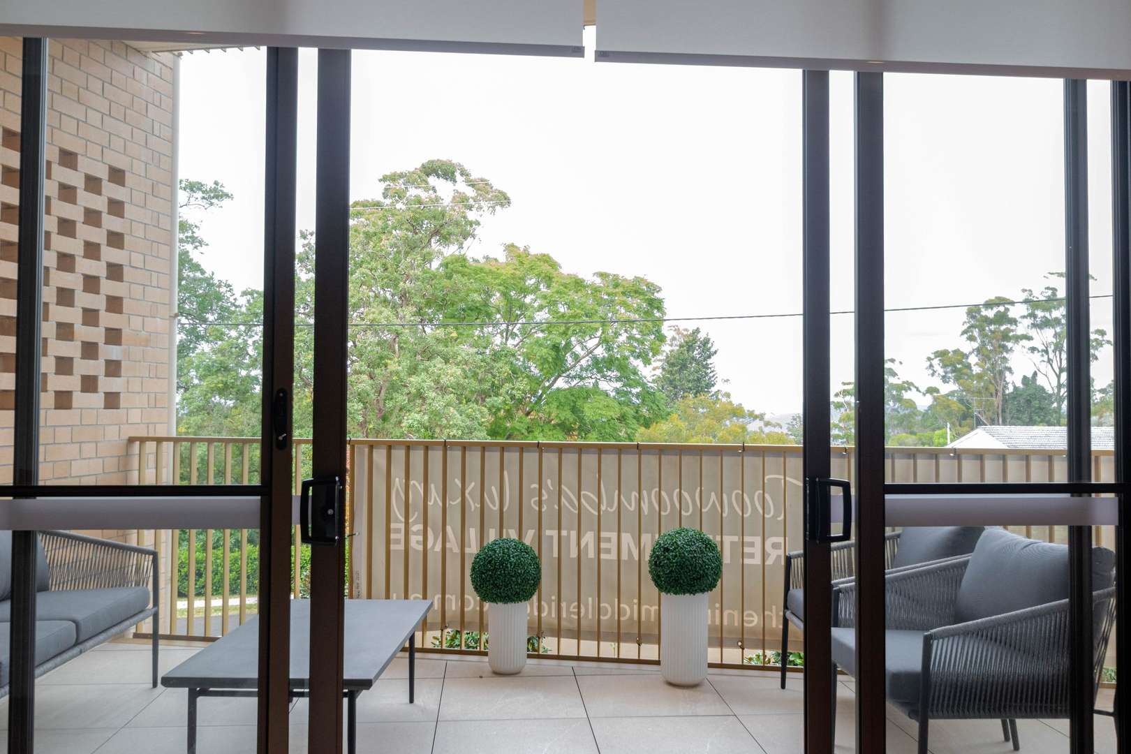 Enjoy a corner outlook over the golf course