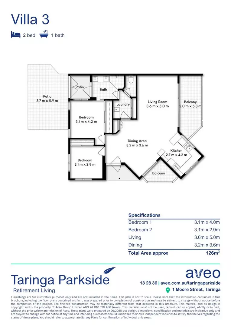 Comfortable retirement living with style