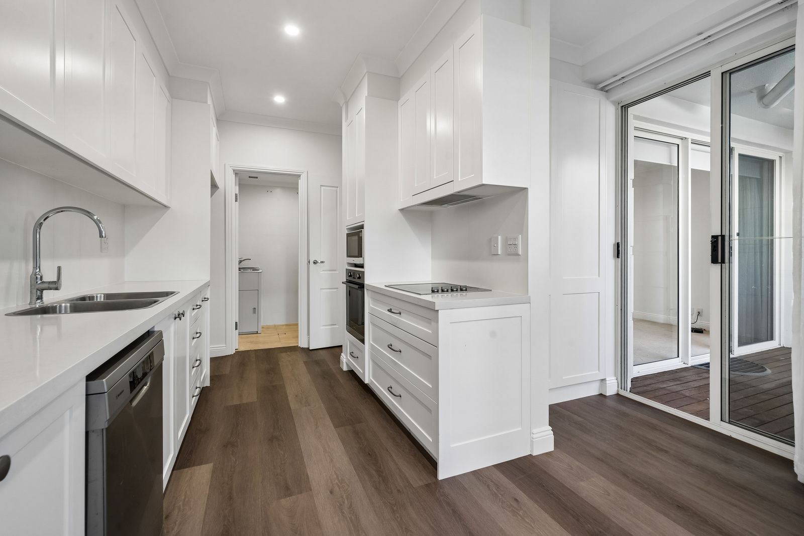 Elegant two-bedroom apartment with dual outdoor spaces