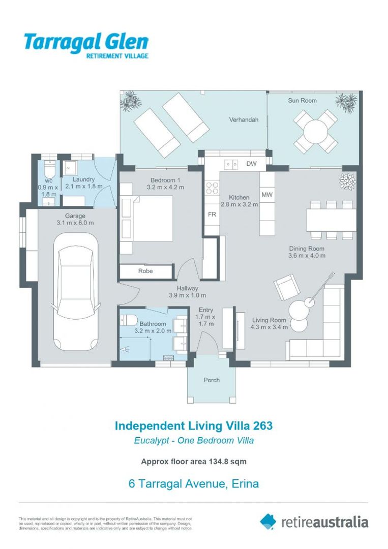 Unique one-bedroom design