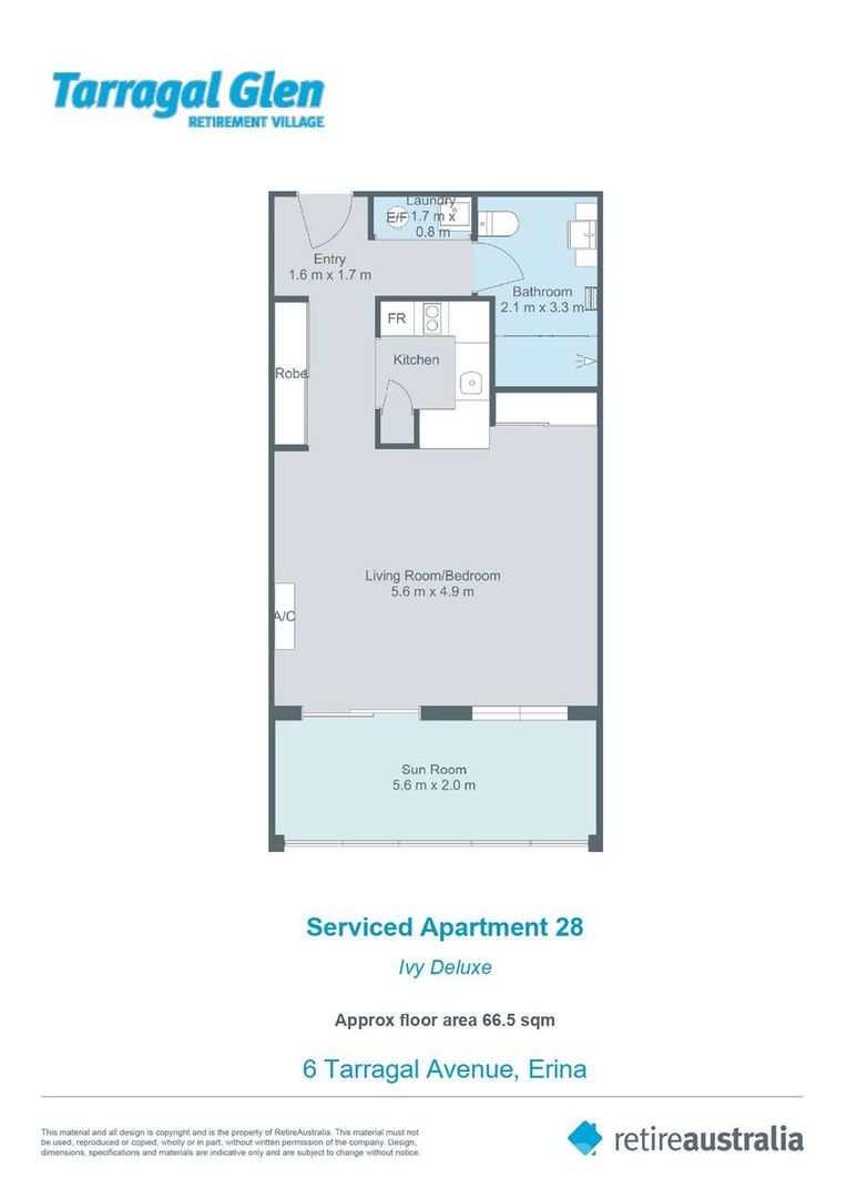 First Floor Studio Apartment in Tarragal Manor