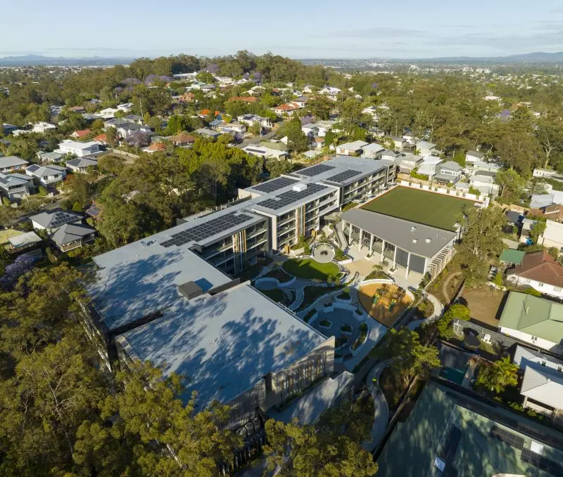 North-facing two-bedroom apartment with Brisbane skyline views