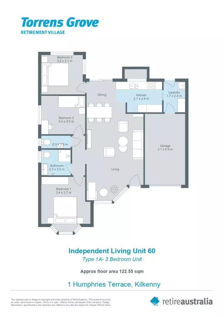 North facing, fully refurbished three-bedroom unit in gated estate