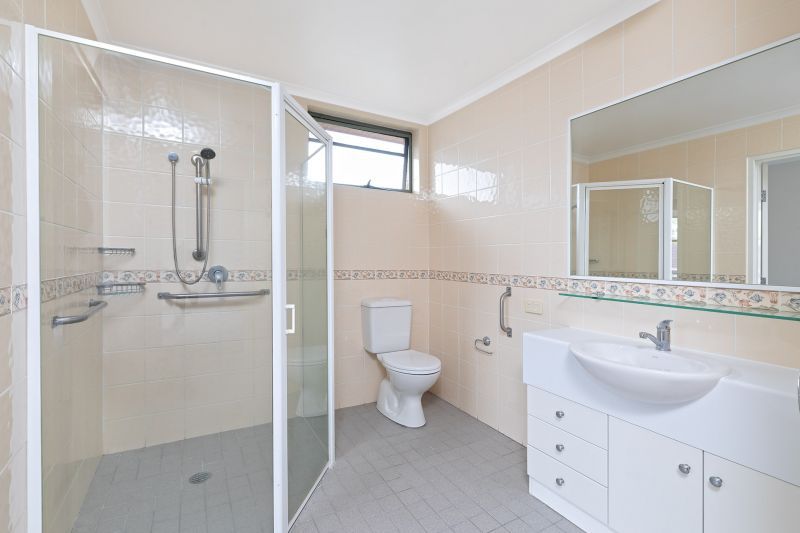 Sunny outlook from living areas flowing to a wide balcony overlooking our tree-lined  surrounds.