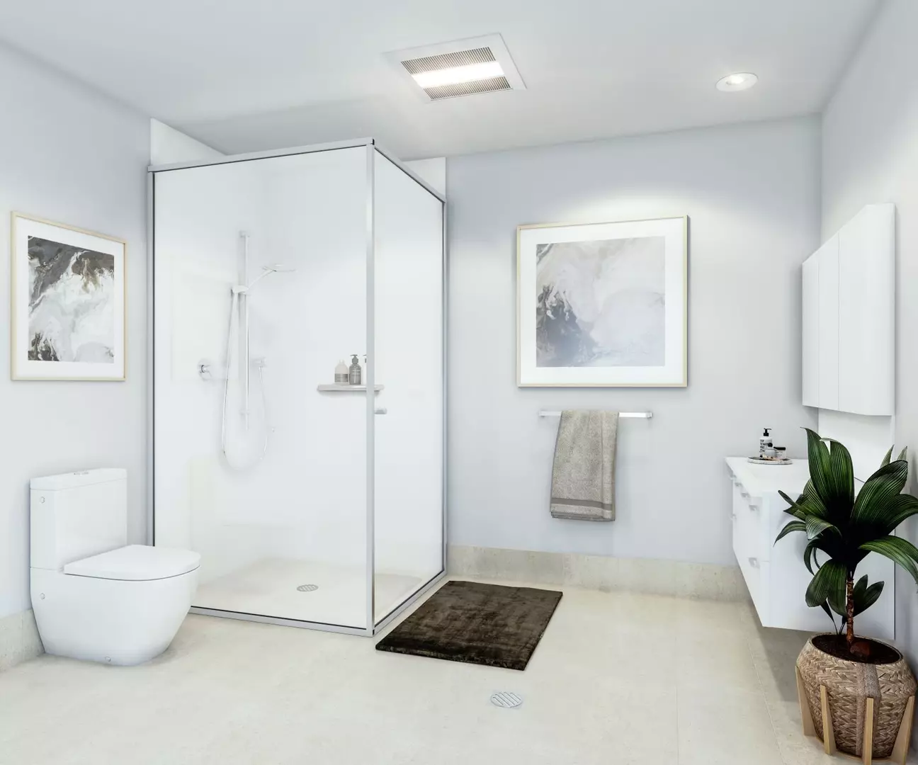 Last one! Ground floor large one bedder with study, ready to move into later this year.