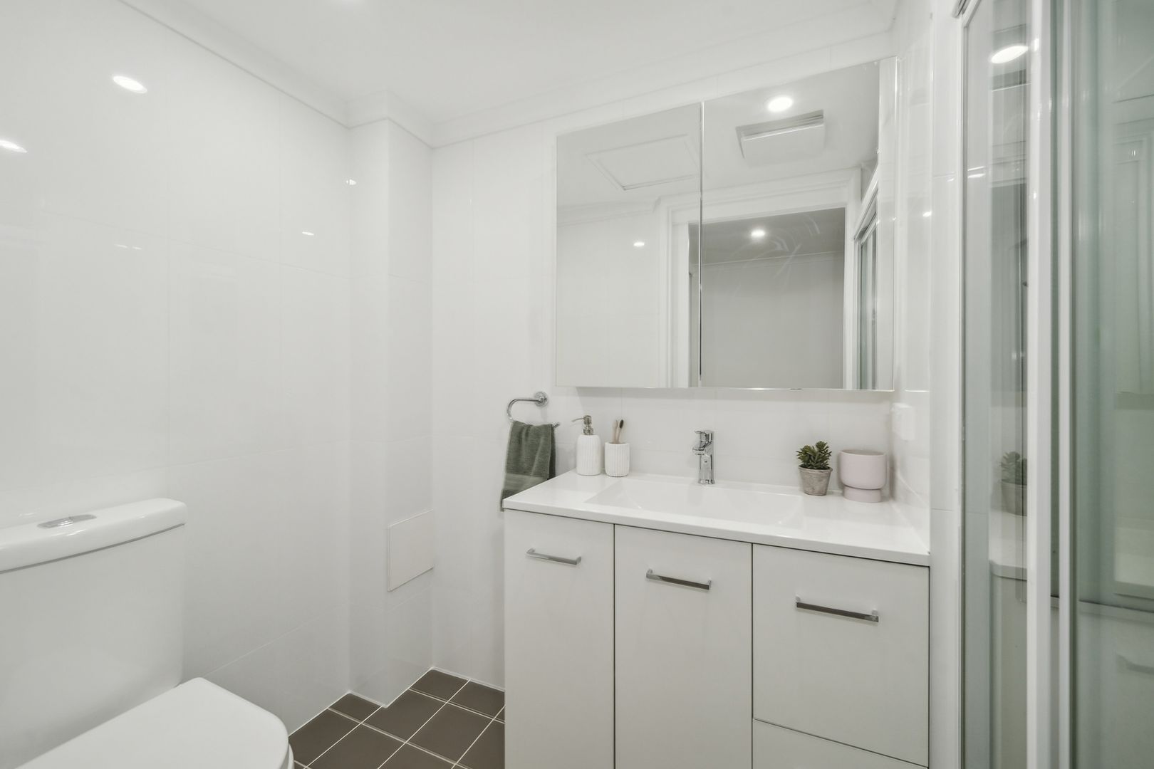 A serviced apartment surrounded by garden greenery