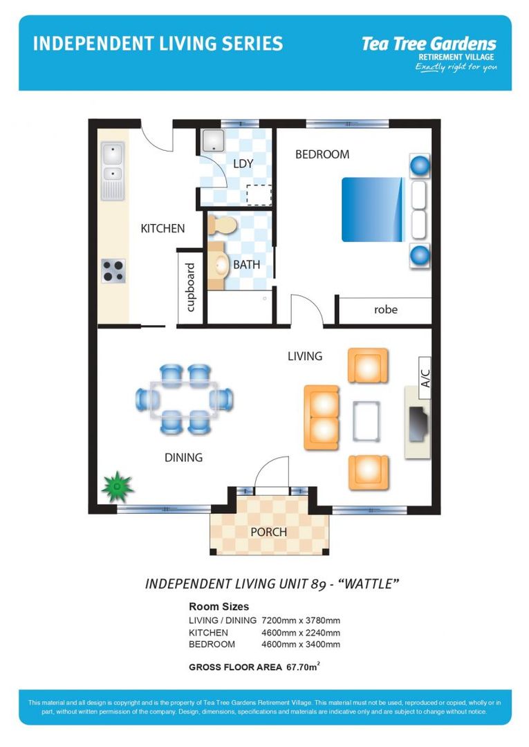 A lovely unit for those who enjoy privacy