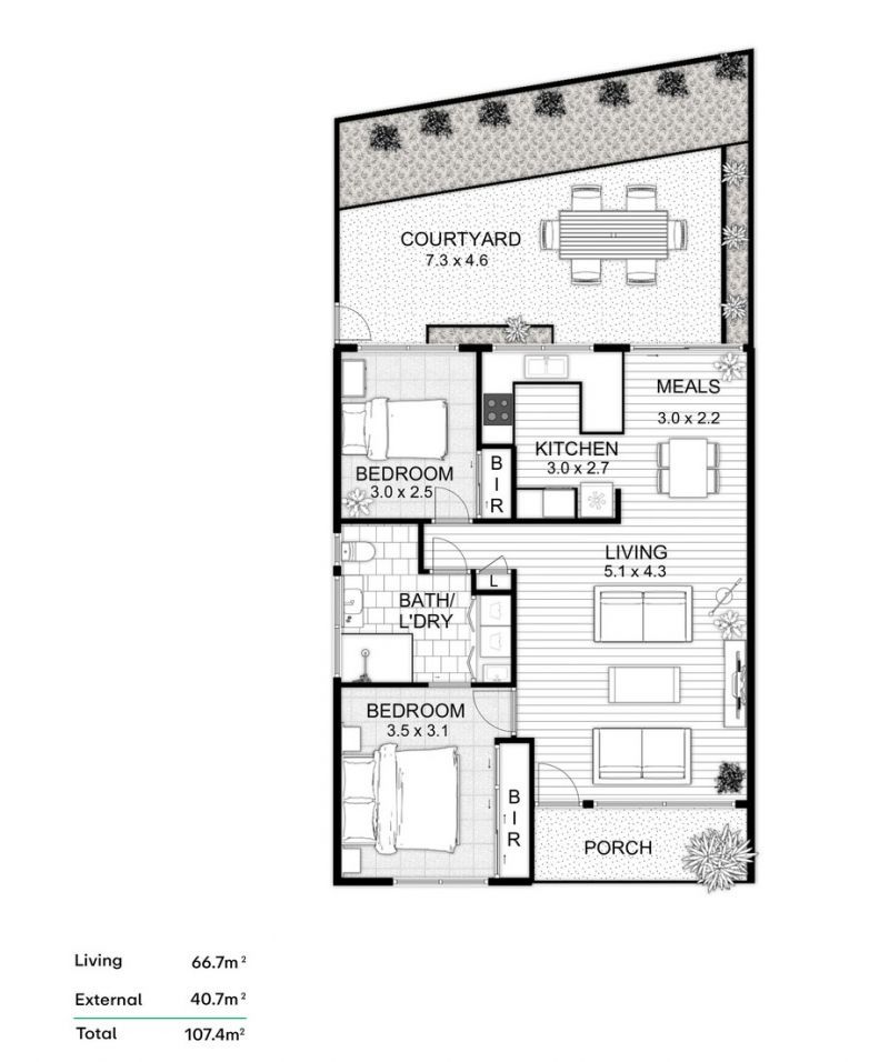 Relaxed Living, Modern Finish