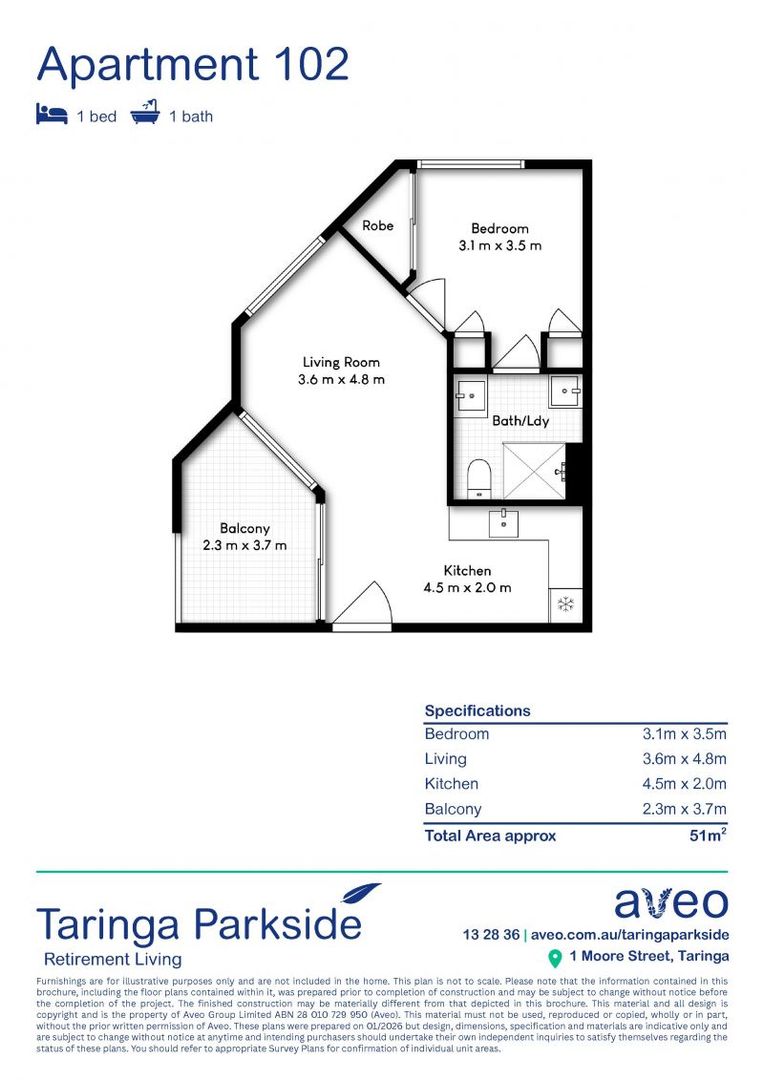 Beautifully designed serviced apartment