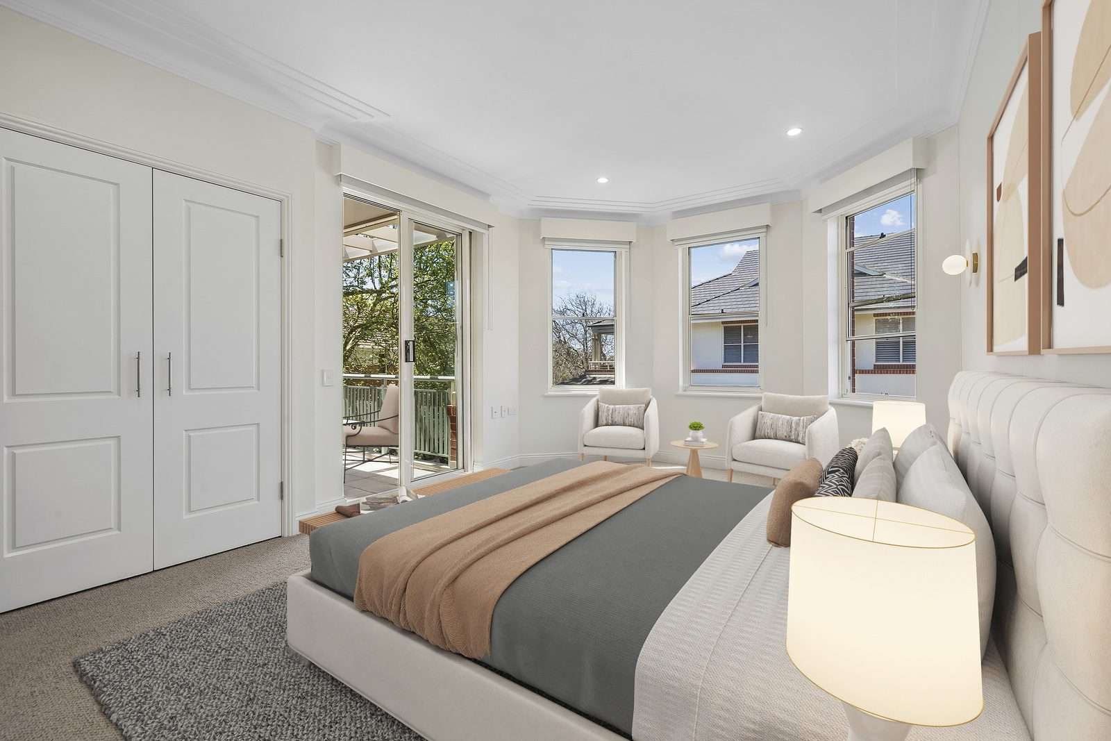 Bright and light-filled three-bedroom apartment