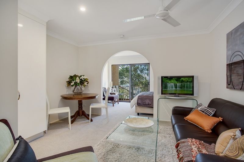 Upper-level studio villa under renovation