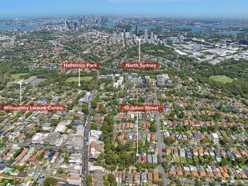 Enviable private position in a quiet but convenient street