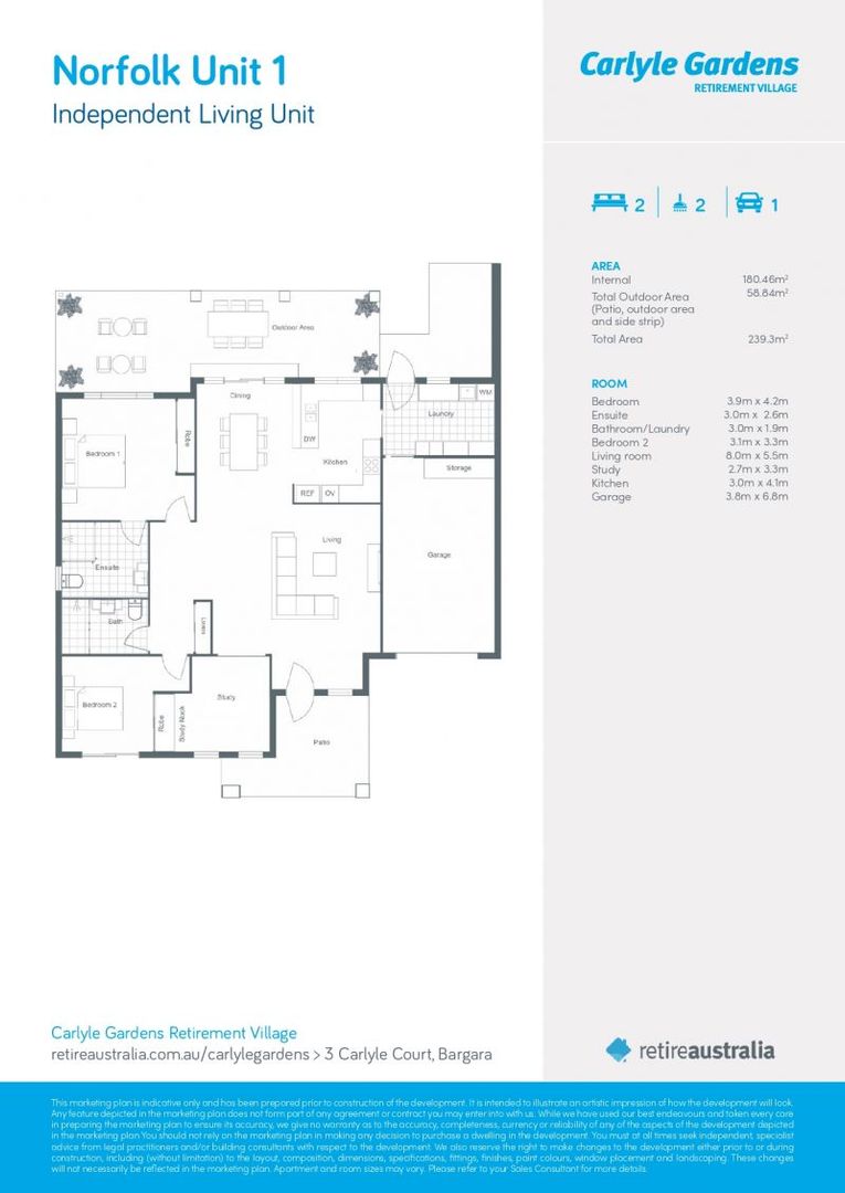 A spacious, newly built villa designed for comfort and relaxing