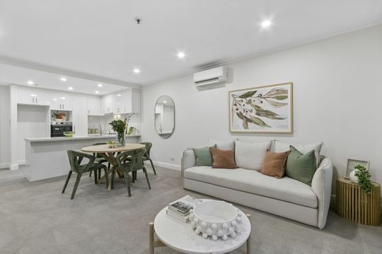 Bright & spacious one-bedroom apartment with gum tree & playing fields view