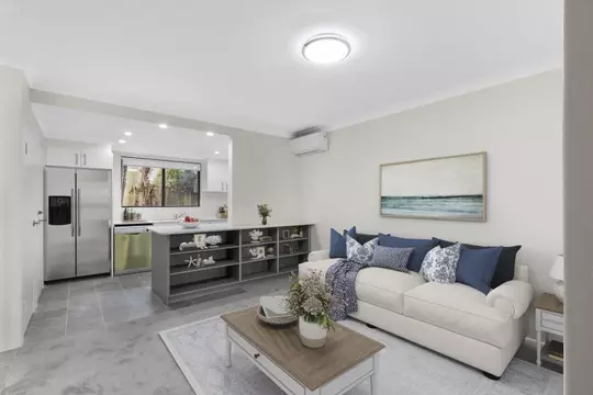 Beautifully renovated 1 bedroom  ground floor apartment close to the main clubhouse with large courtyard.