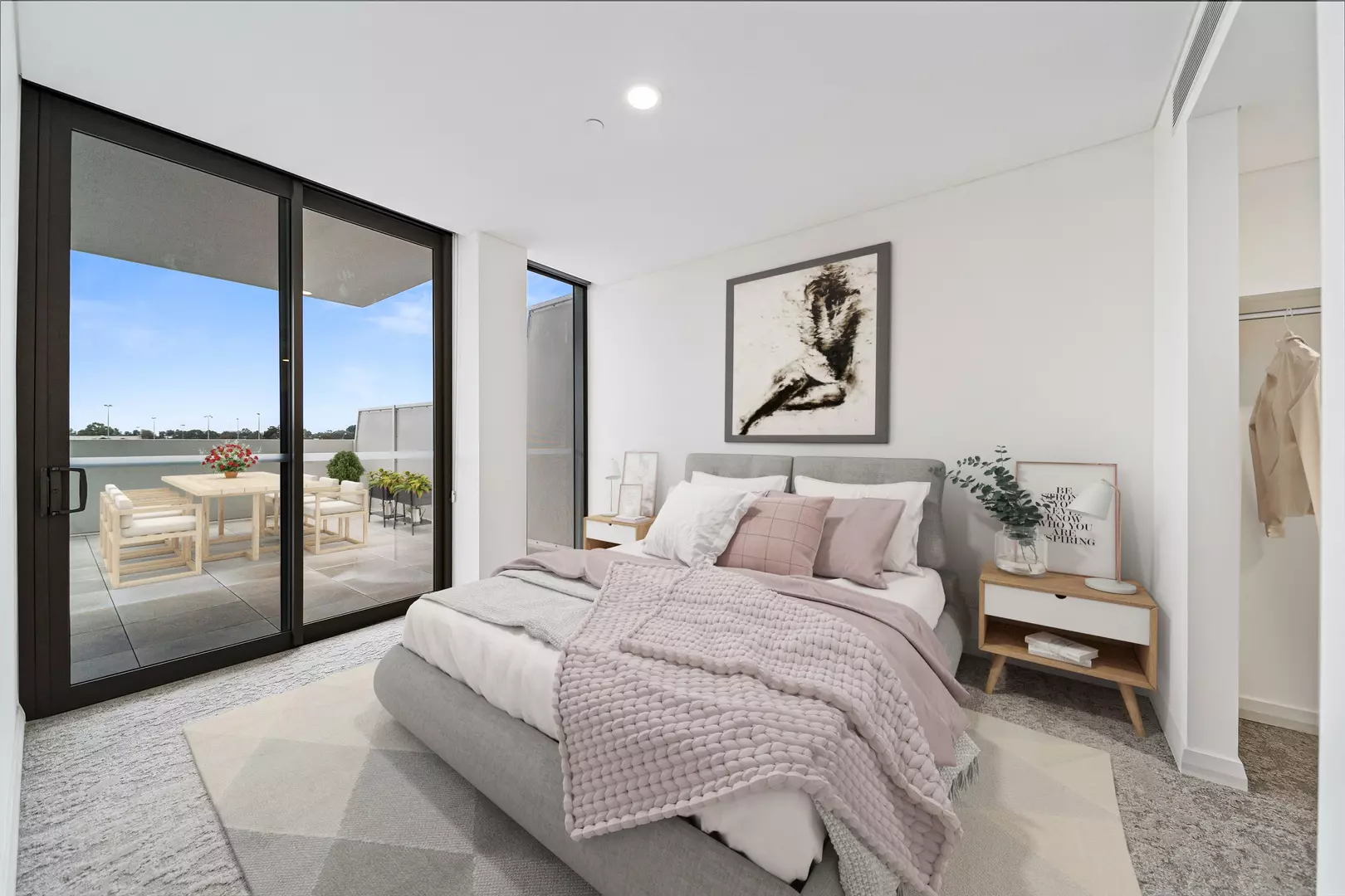 Corner property with expansive balcony at the award-winning MYVISTA apartments