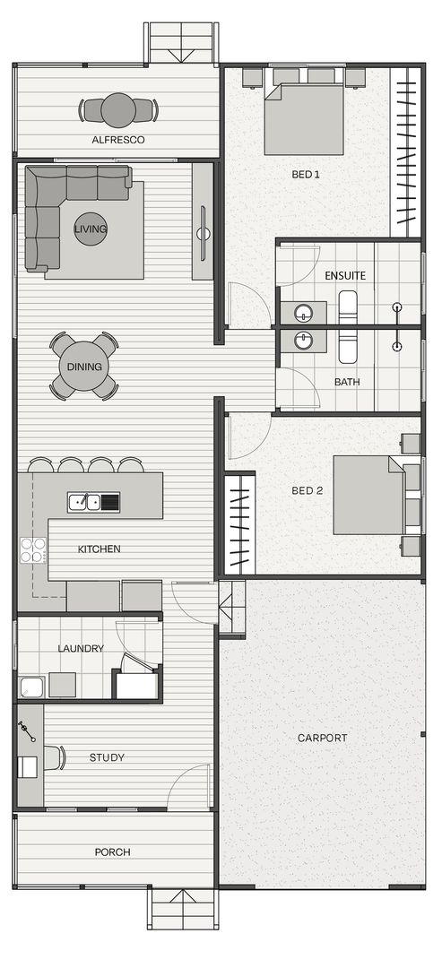 Open-Plan Living, Effortless Comfort with the Munro