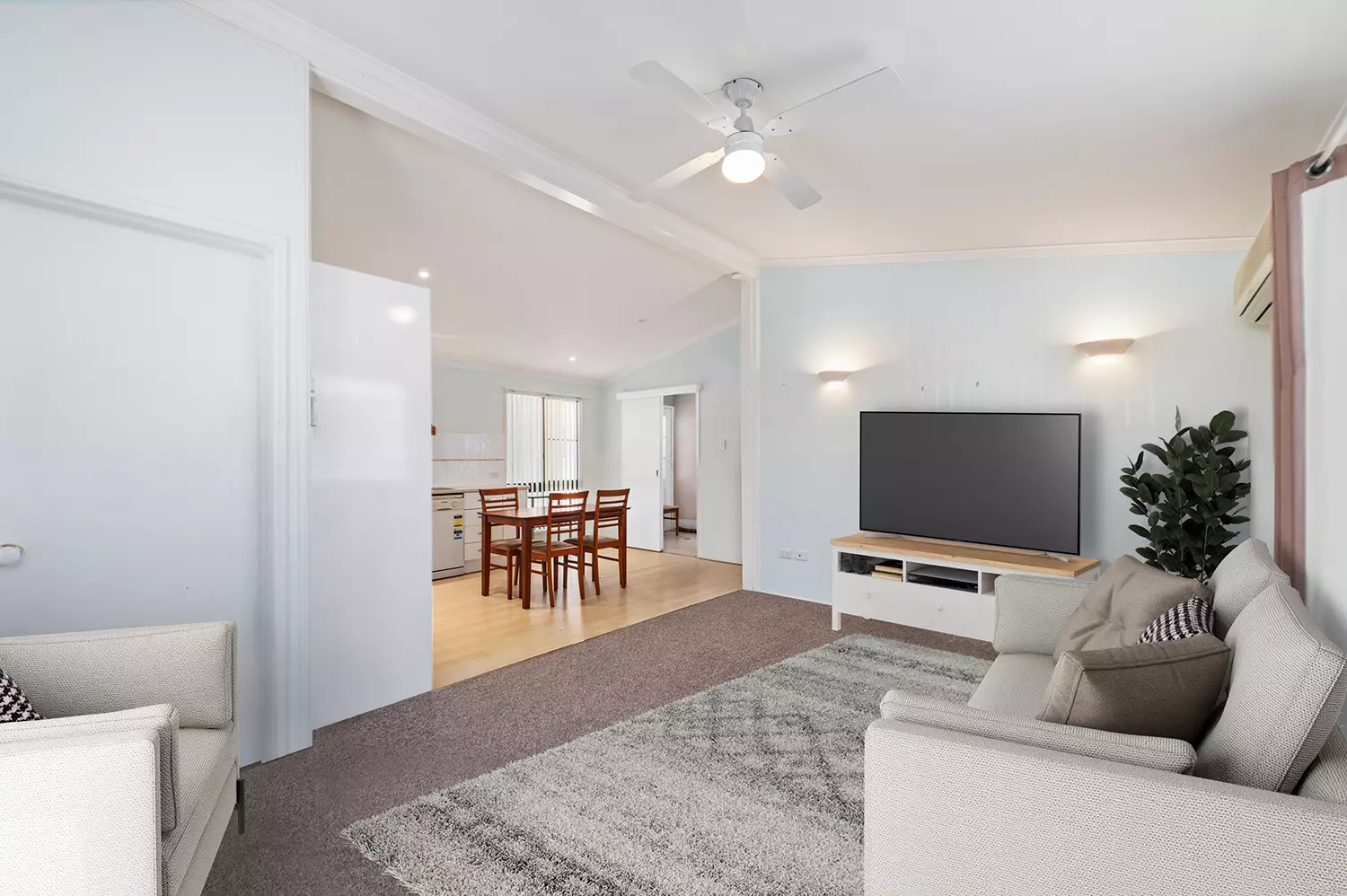 SOLD - So close to all facilities - Sunny rear courtyard - High, raked ceilings