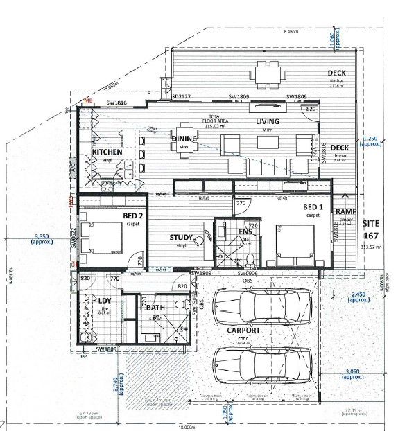 Two Bedroom Waterfront Home with never to be built out water & country views