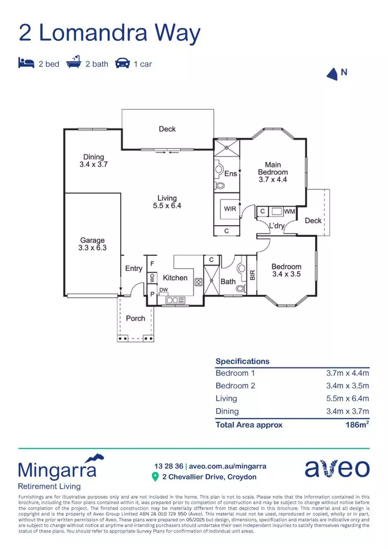 Stylish low-maintenance retirement living