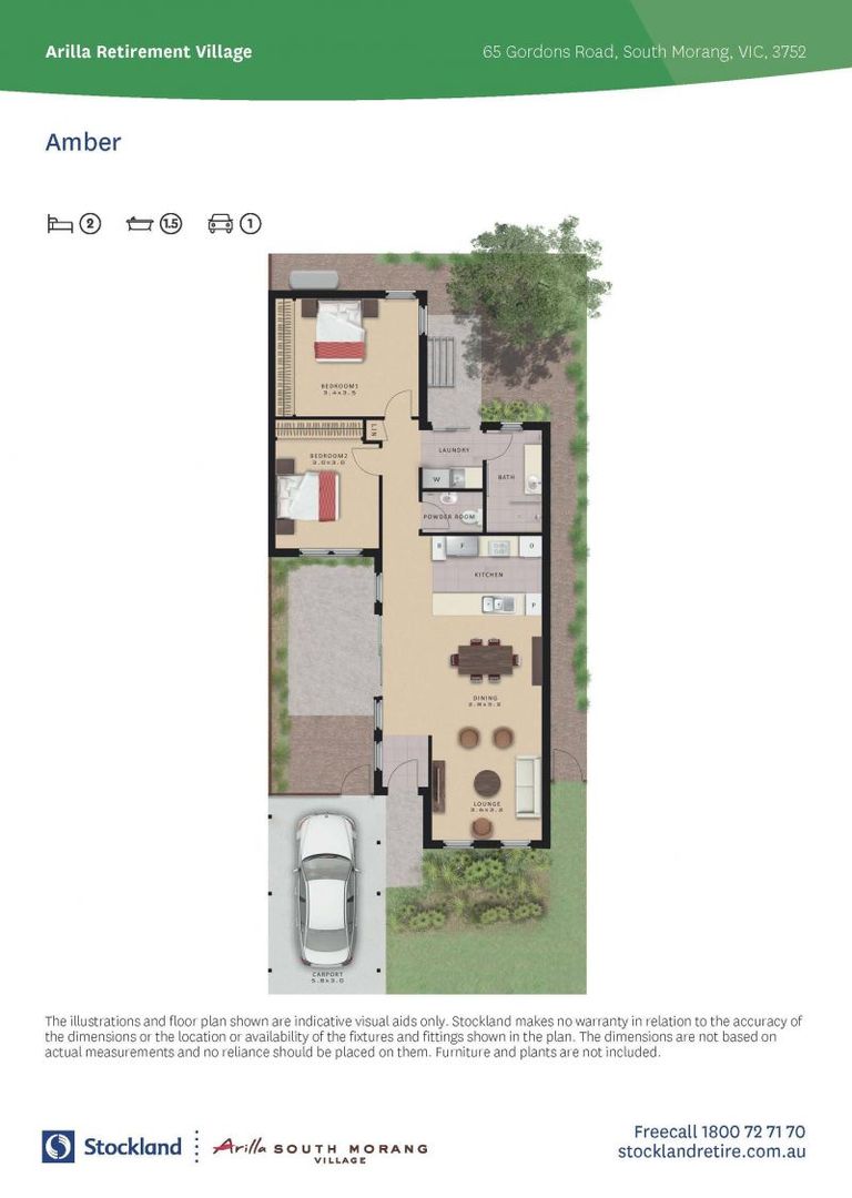 Relax in your modern, low maintenance home