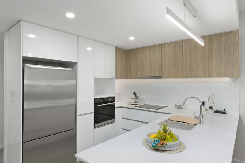 Lower open-plan two-bedroom apartment