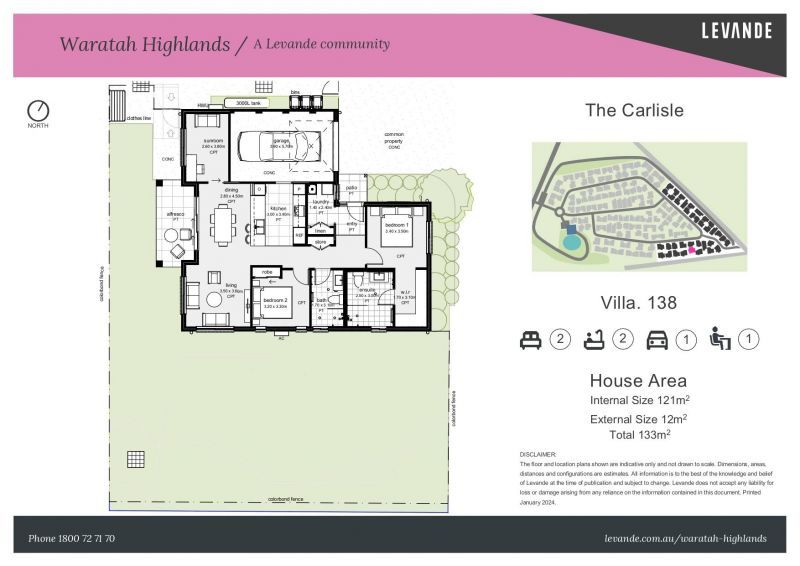 Carlisle Villa - 138/25 Tylers Road, Bargo