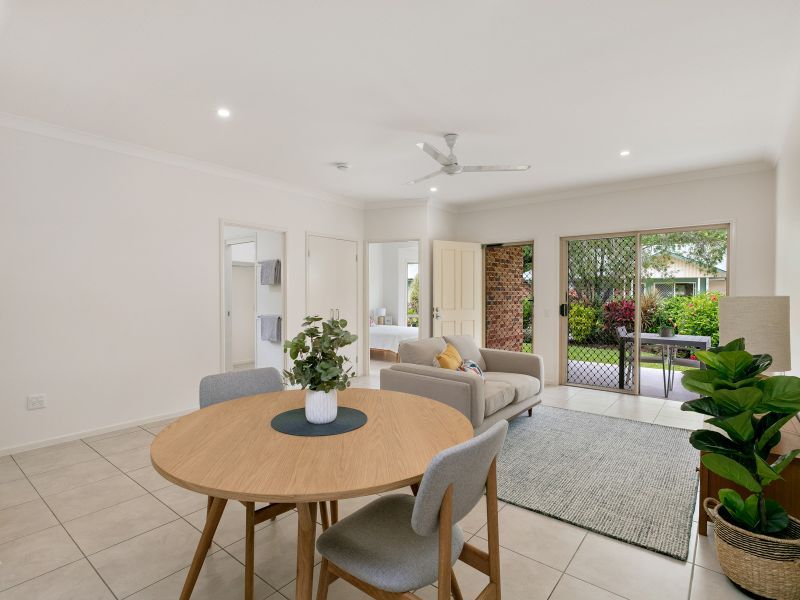 Two-bedroom unit with extra multi-use space